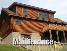  Cana, Virginia Log Home Maintenance
